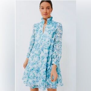 Tuckernuck Water's Edge Hydrangea Organza Palmerston Dress